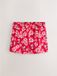 Next Heren zwemshort Snoopy 5-inch met bloemenprint - Rood