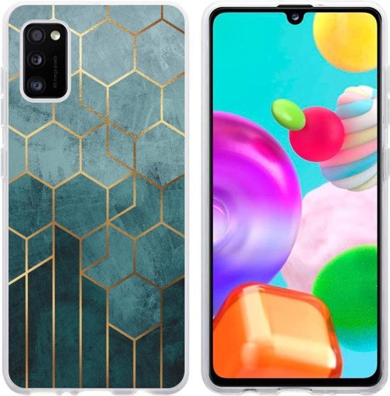 imoshion voor de Samsung Galaxy A41 hoesje - Patroon - Groen