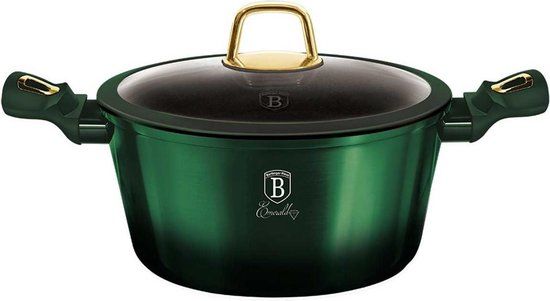 Berlinger Haus BH/6058 Oven Dish - Round - 4.1 liter - Black, Green