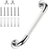 Support mural en acier inoxydable - Grip supplémentaire - Barre d'appui antidérapante de 50 cm pour salle de bain, douche, baignoire et toilettes