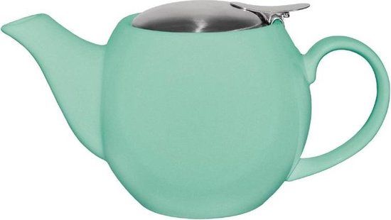XXLselect Olympia Theepot - 51cl - Zwart - Porselein - Vaatwasserbestendig
