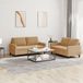 Maison Exclusive - Ensemble de canapé 2 pièces avec coussins, velours marron