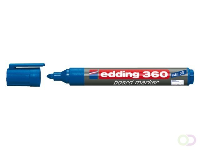 Edding Viltstift 360 whiteboard rond blauw 3mm