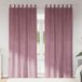 vidaXL Gordijnen 2 st donkerroze 140 x 245 cm fluweel