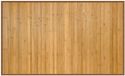 vidaXL - Vloerkleed - rechthoekig - 60x100 cm - bamboe - naturel
