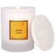 Collines de Provence Geurkaars, barnsteen, 180 g, transparant, 6,8 cm x 6,8 cm x 9,4 cm