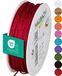Halbach Zijden lint premium koord (rood) | breedte 2 mm lengte 50 m | Made in Germany & Öko-Tex gecertificeerd | glanzend satijnen koord van acetaat