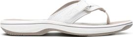 Clarks Brinkley Sea Dames Slippers - White - Maat 41