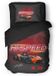 Eleganzzz Kinder Dekbedovertrek Hi Speed - Raceauto Dekbedovertrek - Black - 140x200/220cm
