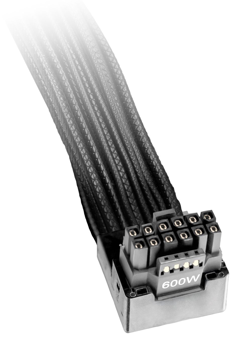 be quiet! CHR-7710 12V-2x6 to 12VHPWR 90° Reversed Cable - 0.7 m - Black
