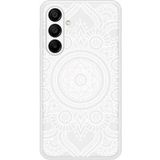 Samsung Galaxy A15 Mandala blanc Verstevigd hoesje met sublimatie bedrukking
