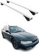 Omtec Omac Dakdragers, dwarsbalken voor Honda Accord, break, modeljaren 1994-1997, kleur: zilver