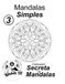 Mandalas Simples Vol 3: Colección Secreta de Mandalas: Libro de 25 mandalas fáciles para relajación, enfoque y diversión.