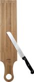 Löwenthal Planche à découper en bambou - Inclus un couteau - Avec œillet de suspension