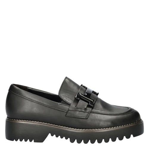 Gabor chunky leren loafers zwart