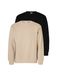SELECTED Sweatshirt beige / zwart