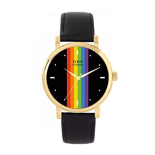 Toff London Pride Linear black batons horloge