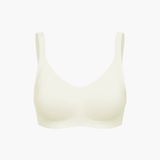 cfab Naadloze compacte push-up bh Ecru S