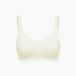 cfab Naadloze compacte push-up bh Ecru S