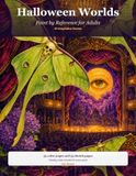 Halloween Worlds: Paint by Reference for Adults: 35 Imaginative Halloween Worlds with Color Guides and Sketch Pages
