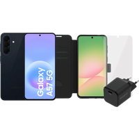Samsung Galaxy A57 256GB Donkerblauw 5G + Compleet Accessoirepakket