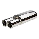 Simoni Racing ESR109 Exhaust Muffler Ovaal, Inox