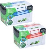 Merkloos Edco Insectenbox met deksel - Transparante kunststof insectenbak 1,8 liter.
