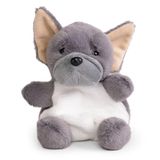 Little Living Nature Snugglies Huisdier, grijs, Frenchie pluche - Pasen gevulde dierengeschenken