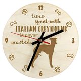Art-Dog Horloge – Lévrier italien
