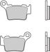 Brembo 07bb27sd plaquettes de frein frittées transparent