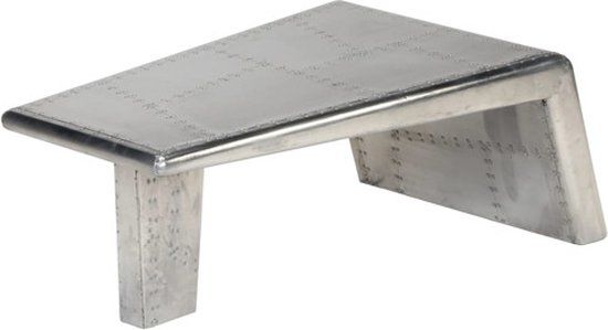 vidaXL Salontafel Aviator vintage luchtvaartstijl aluminium