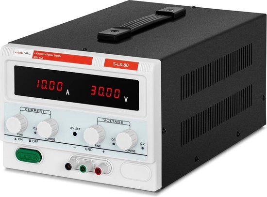 Stamos Soldering Labvoeding - 0-30 V - 0-10 A DC - 300 W