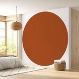 Papier peint rond - couleur tendance - 745 - diamètre 120 cm