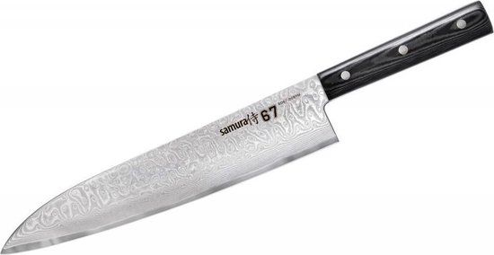 Samura Damascus 67 koksmes 238 mm Micarta greep