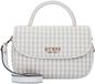 GUESS Mirema Top Handle Flap Bag Wit Multi Wit