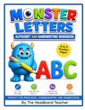 Monster Letters: Alphabet Tracing and Handwriting Workbook for Ages 4-8