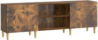 vidaXL TV-kast Gerookt eiken 150 x 31 x 50 cm Bewerkt hout