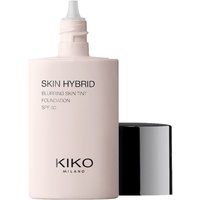 KIKO Milano Skin Hybrid Blurring Skin Tint Foundation 01, Perfectionerende Gezichtsvloeistof, 24-Uur Langhoudend. Vervagend Effect, Spf 30.