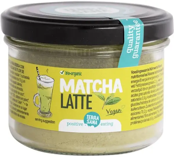 Terrasana Matcha Latte Gula Java Bio, 120 gram