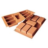 Silikomart sf 110 rechthoekige silicone vorm 87x48 h 24 mm