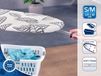 Perfect Steam Housse de repassage Gris Polyester 40x125 cm