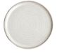 Olympia Canvas ronde borden met smalle rand wit 26,5cm