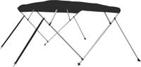 vidaXL Biminitop 243x244x137 cm Zwart