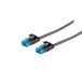 S/CONN 08-22045 Câble réseau Noir 3 m Cat6 U/UTP