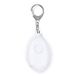 Safe Sound Porte-clés d'alarme personnelle 130db Alarme d'autodéfense Lampe de poche d'urgence - Blanc