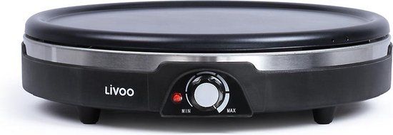 Livoo Crêpemaker XXL zwart Ø 38 cm