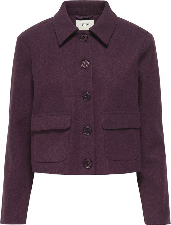 JDY Callie Life Short Jacket Dames - Maat L - Rood - Jas - Maat L - Vrouwen