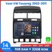 Awesafe Autoradio - Draadloos Apple CarPlay Android Auto - Geschikt Voor VW Volkswagen Touareg 2002 t/m 2011 - 1GB+32GB - Autoradio met navigatie GPS - Radio Scherm