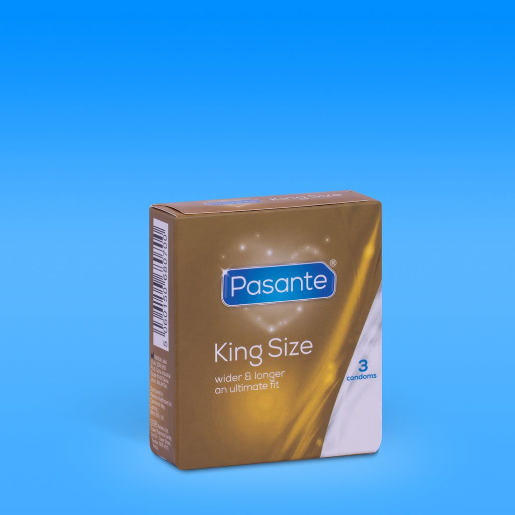Pasante King Size Condooms - 3 stuks - Glad - 60mm breed