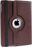 iPad Hoes 360 ° Draaibaar - Bruin - Apple iPad 9.7 inch 2017 - Book Case